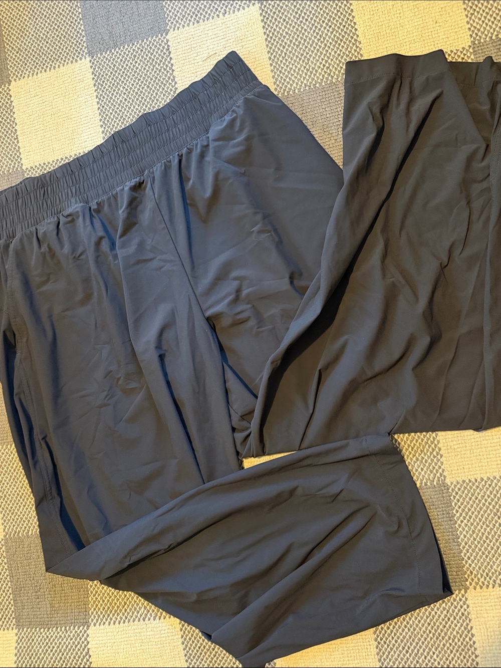 All In Motion High Rise Woven Barrel Leg Pants Slate Black XL - Picture 3 of 4